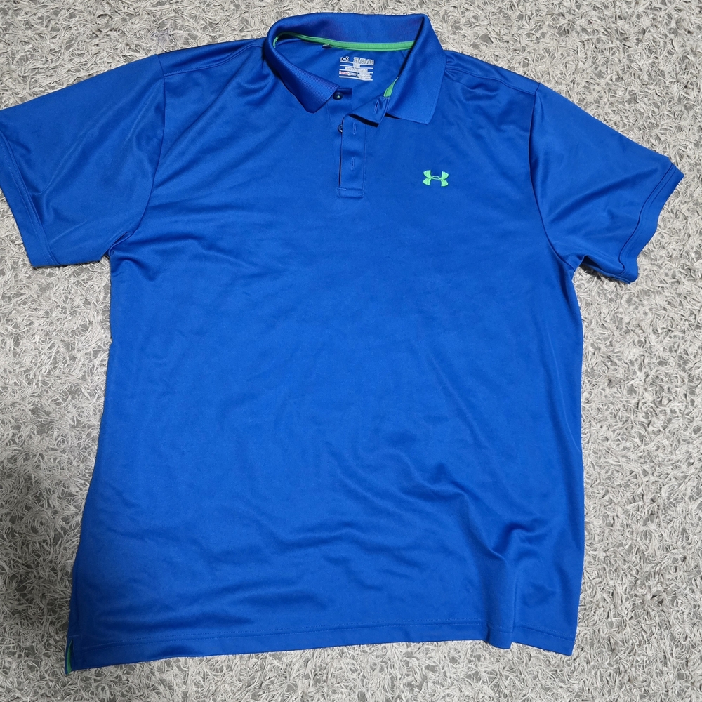 Under Armour Men's Vibrant Blue Polo Shirt